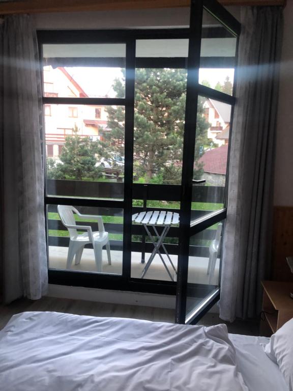 Ložnice apartmánu ZAPART v Harrachově