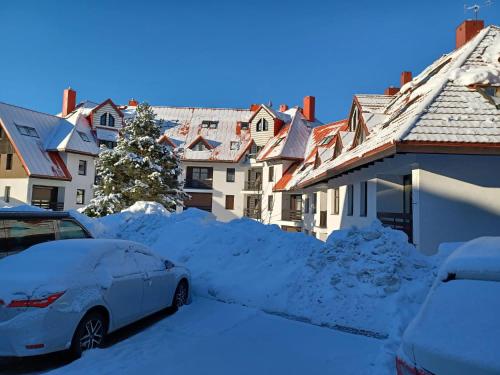 Zimní exteriér apartmánu ZAPART Harrachov